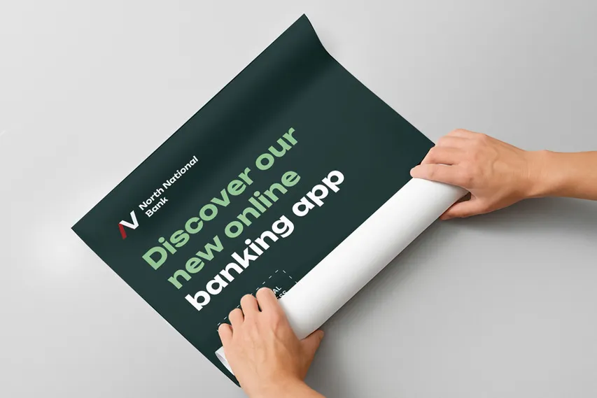 Green Rolling Paper Poster Printing