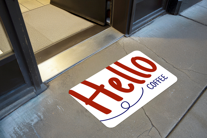 Greeting Floor Decal