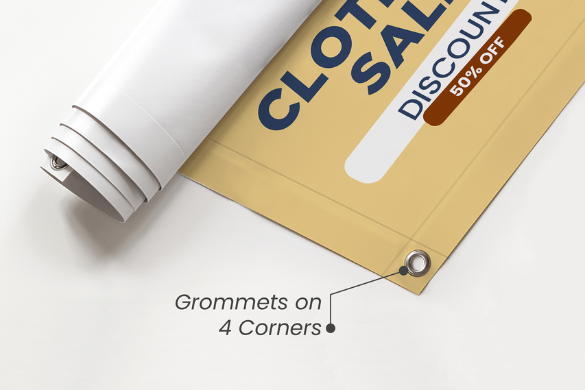 Grommets Of X Banners