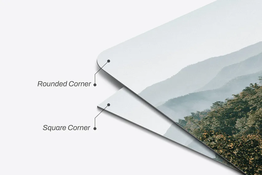 Information About Metal Photo Prints Corners