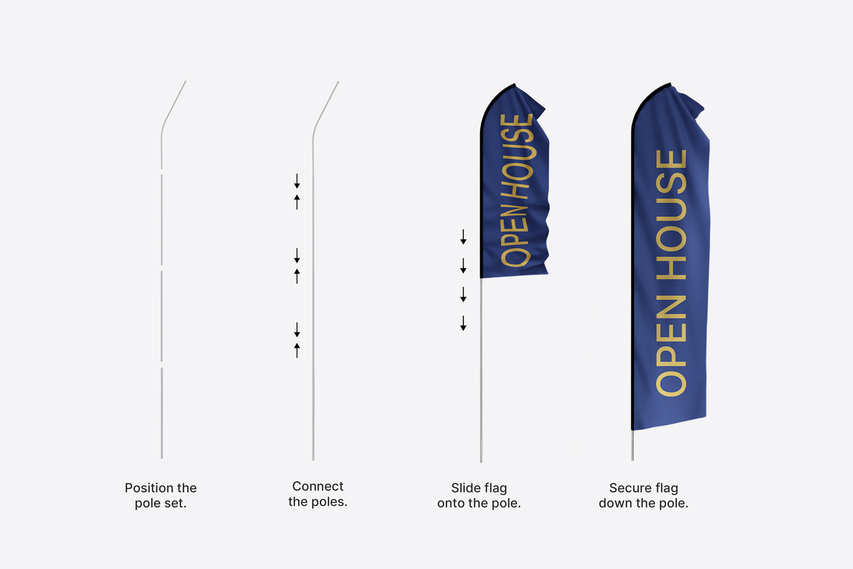 Installation Steps For An Econo Feather Flag