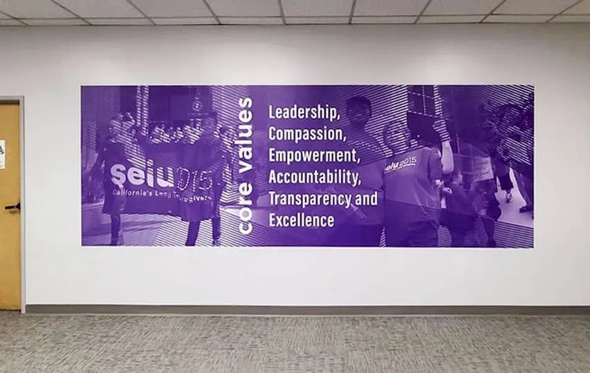 Large office wall decal