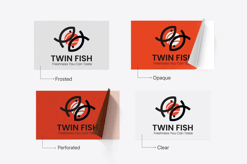 Material Types of Restaurant Window Decals