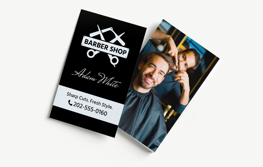 Mens Stylist Barber Business Cards