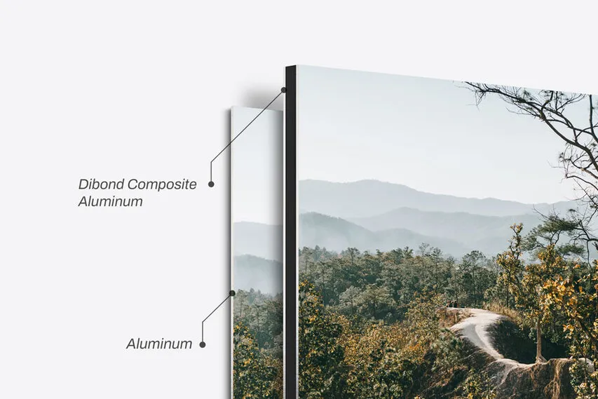 Metal Photo Prints Material
