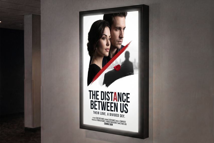Movie poster backlit printing