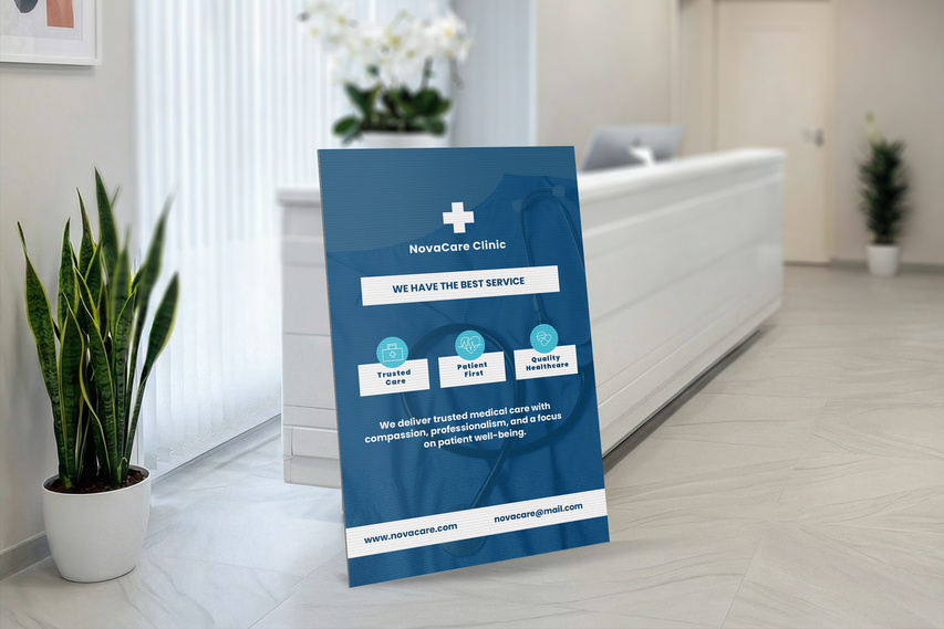 NovaCare Clinics Standee