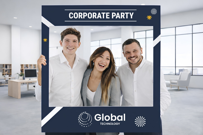 Office Party Selfie Frame