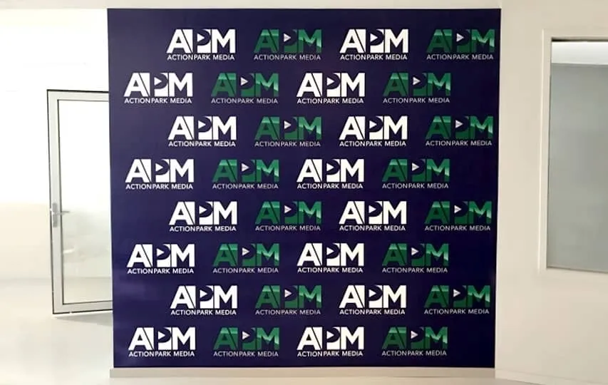 Office wall decal for branding