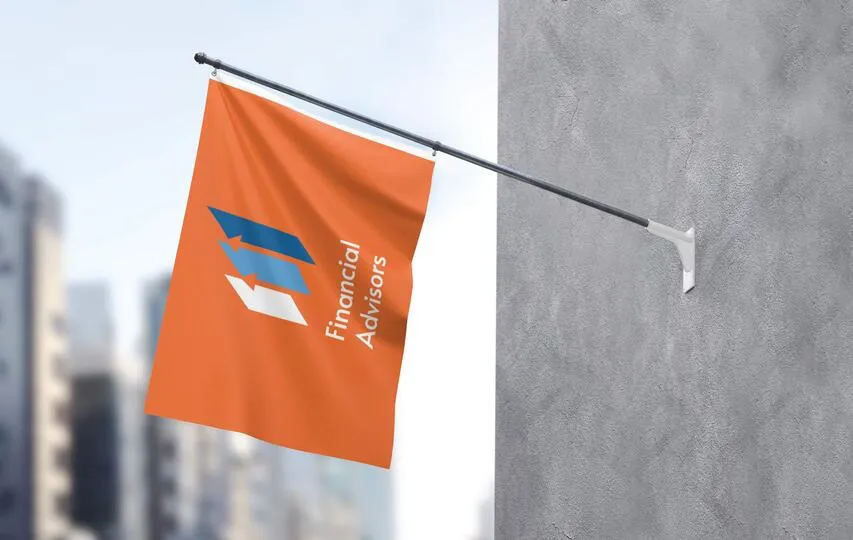 Orange Pole Flag