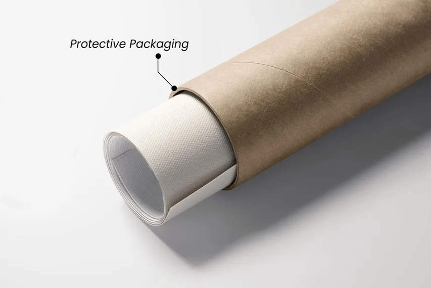 Packaging Of Rolled Canvas Prints