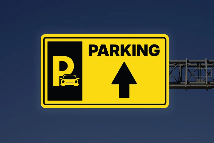 Parking Reflective Aluminum Sign