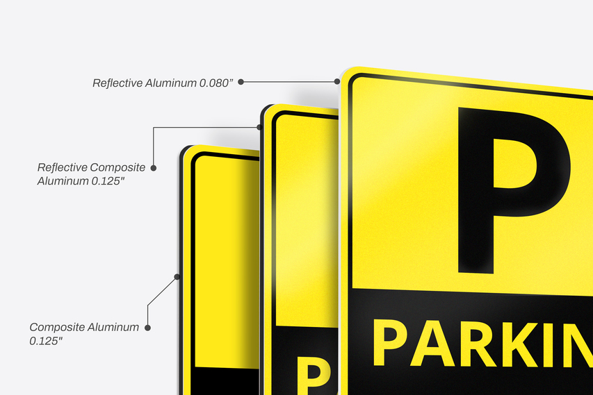 Parking Sign Material