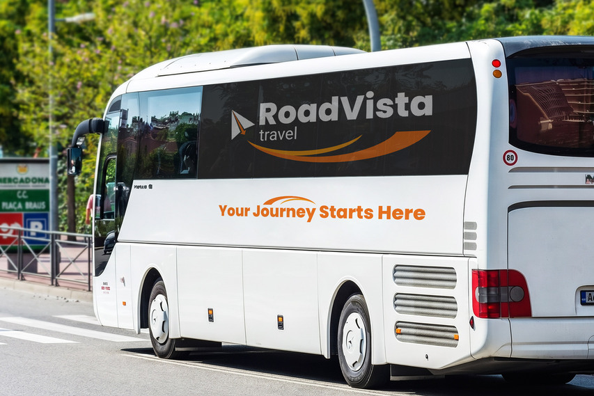 Perforated Bus Window Decals