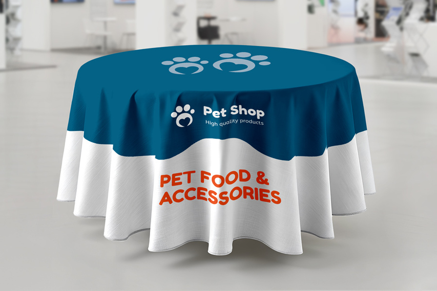 Pet Shop Round Table Cover