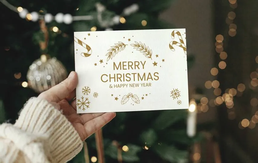 Postcard Printing Merry Christmas