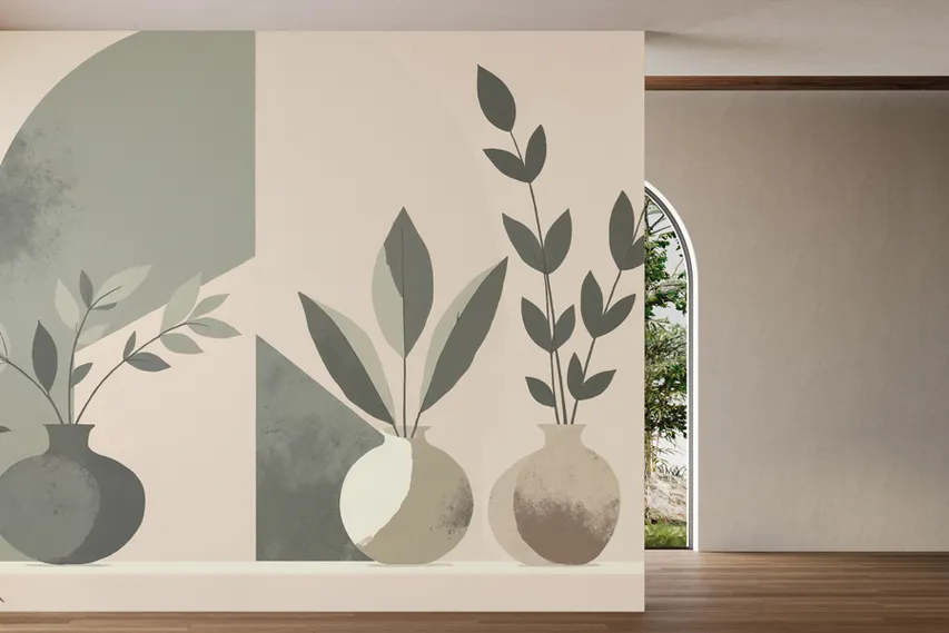 Potted Plants Wall Decals