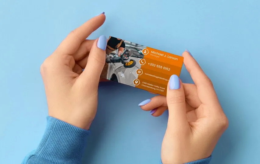 Process Auto Detailing Business Cards