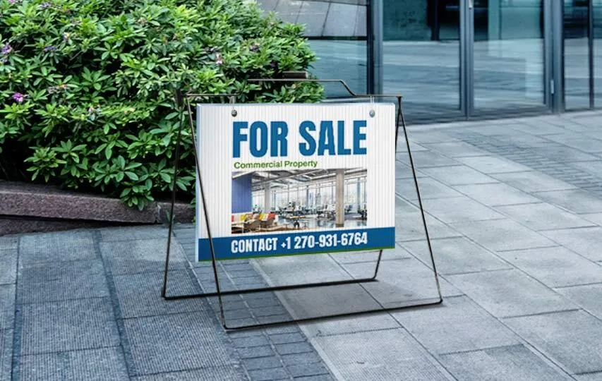 Real estate a frame signs slider 4