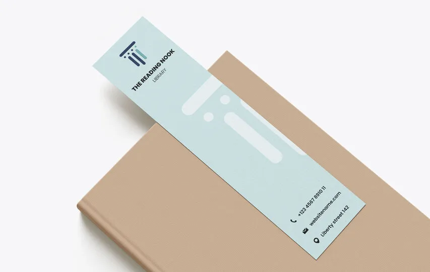 Refined Library Contacts Bookmark Printing