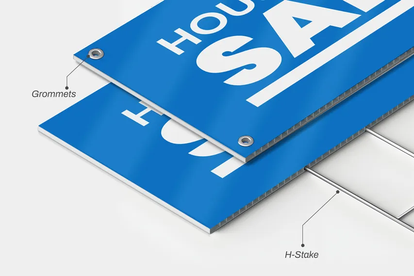 Reflective Coroplast Signs Accessories