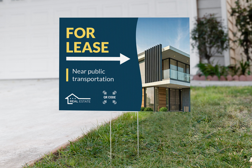 Residential for Lease Sign