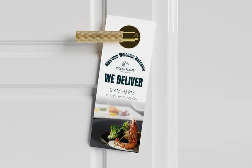 Restaurant Delivery Door Hangers