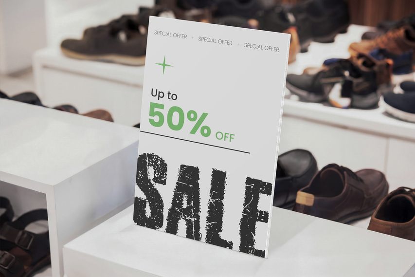 Retail Store Sale PVC Sign