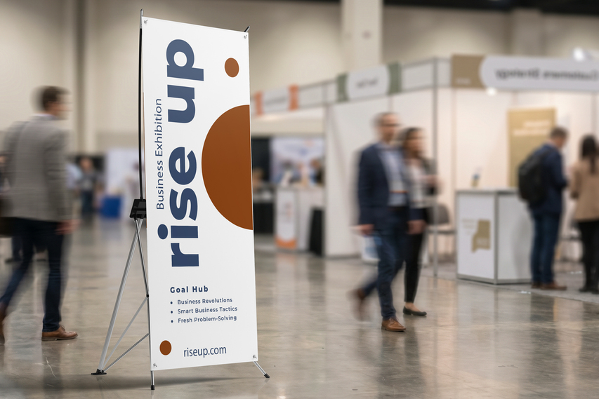 Rise Up Advertising X Stand