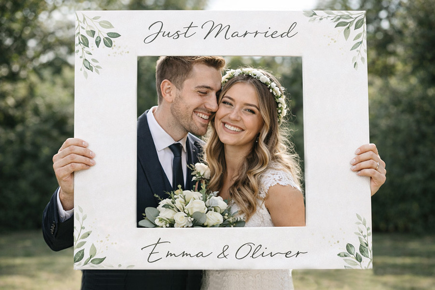 Salfie Frame For Wedding