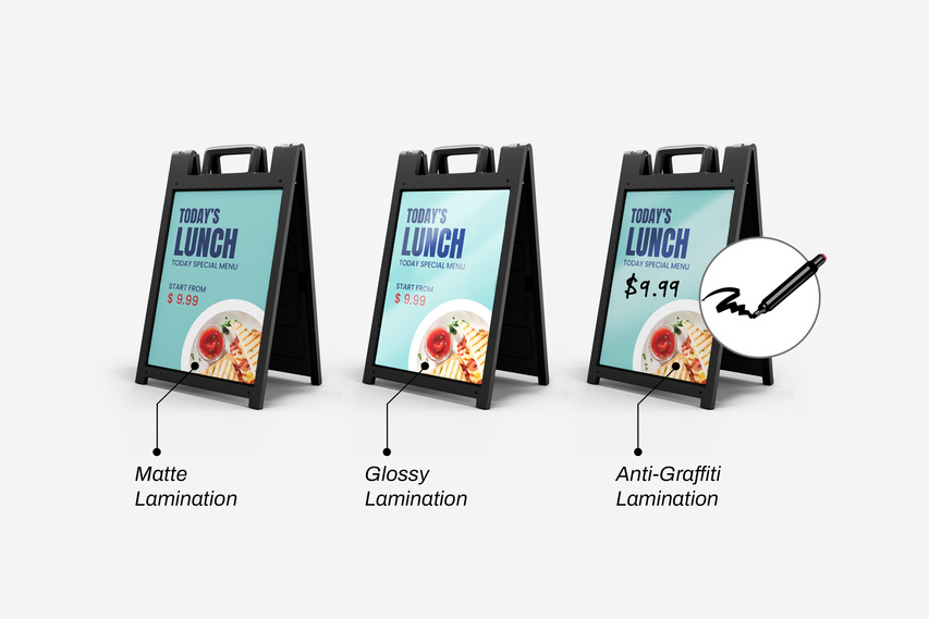 Sandwich Board Lamination Types