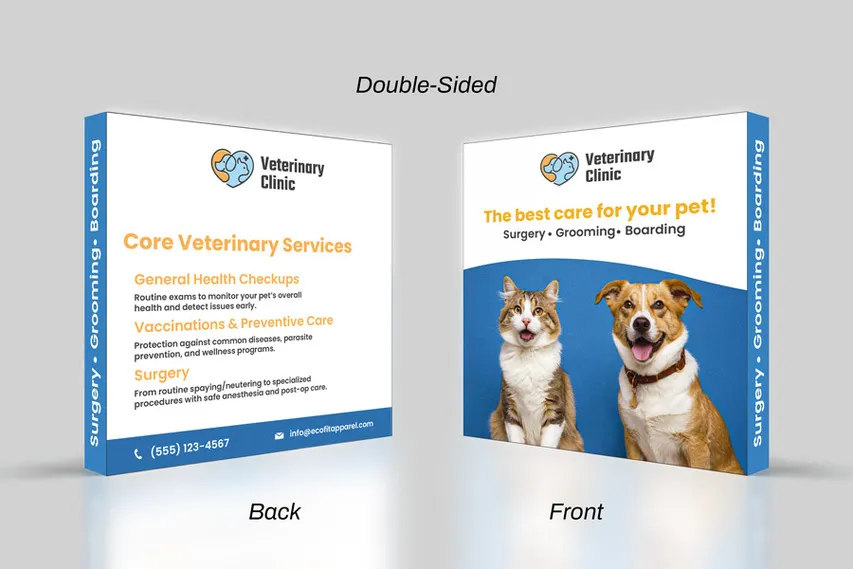 SEG Backlit Popup Double Sided Printing