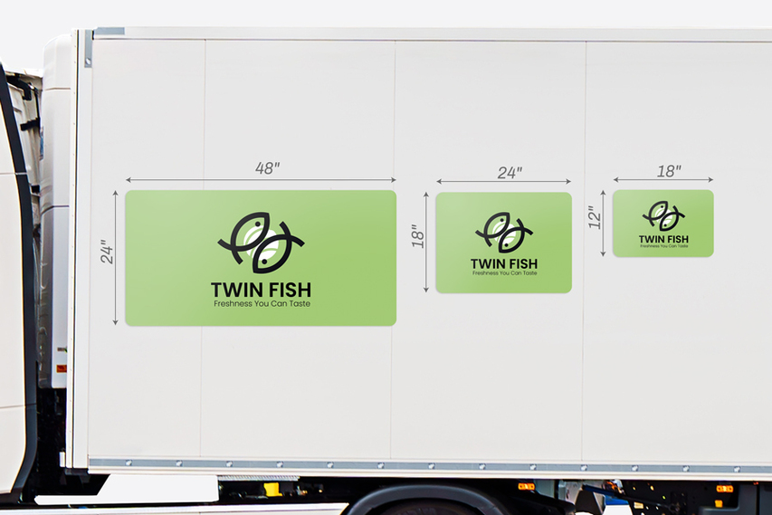 Size Comparison Of Custom Car Magnet