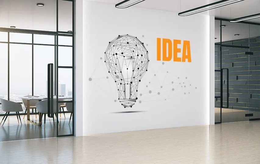 Smart Idea Office Wall Decal