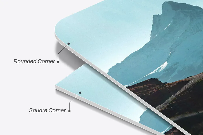 Standard and Rounded Corners for Foam Boards