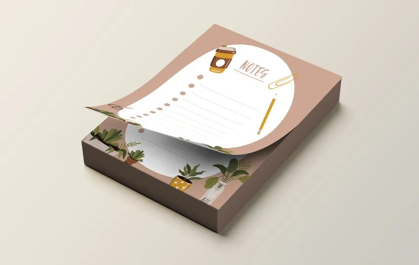 Stationary Plant Potted Post Its