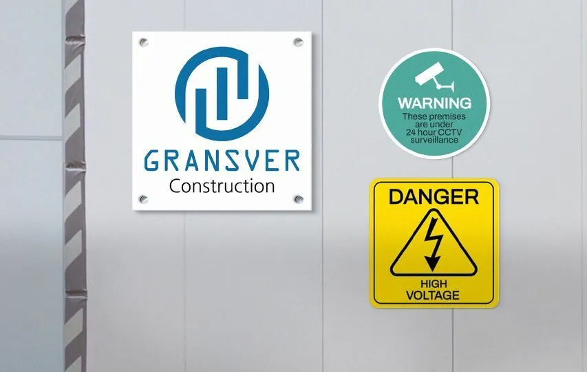Styrene signs