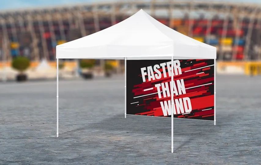 Tent banner
