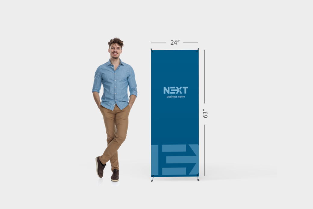 4x63 X Stand Banner With Stand