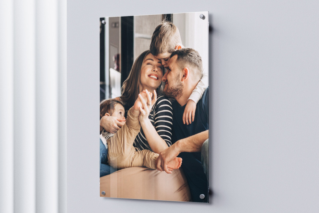 Family acrylic photo print
