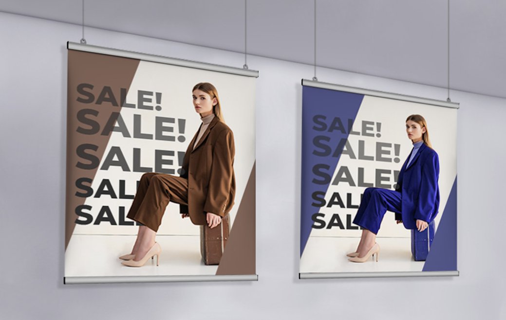 Snap hanging posters
