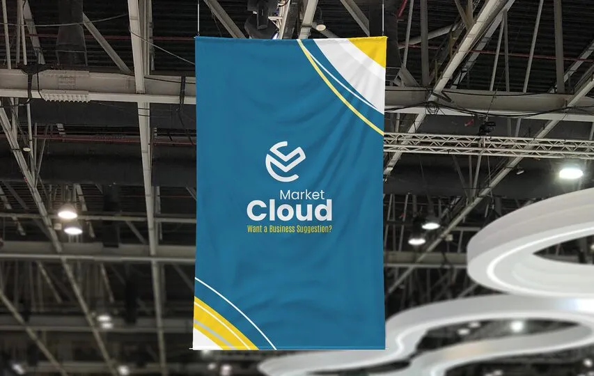 Trade show event fabric banner