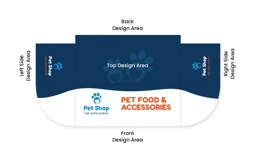 Trade show table cover layout