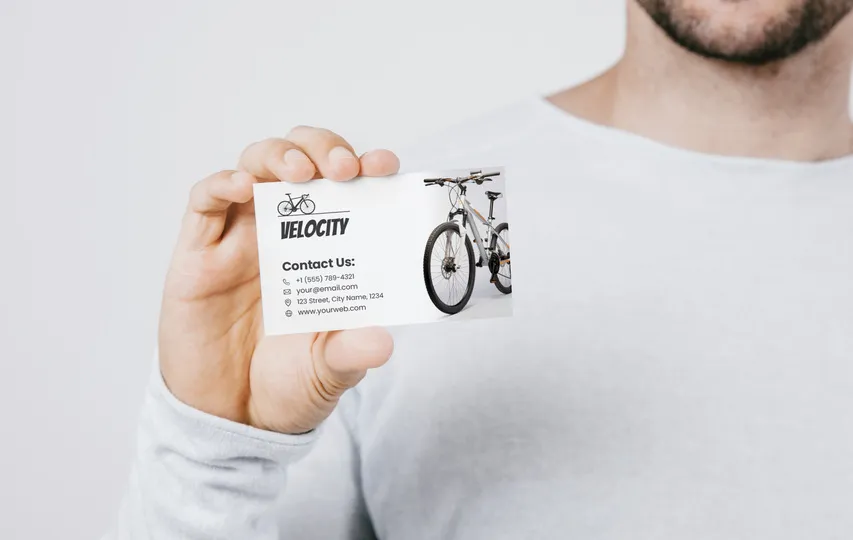 Velo Service Plastic Business Cards