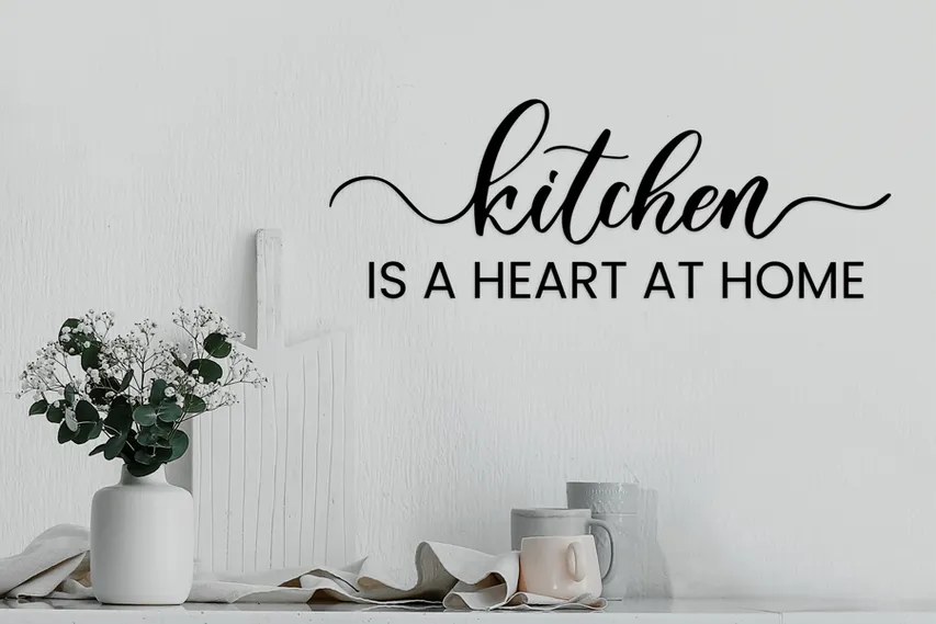 Vinyl Lettering For Kitchen