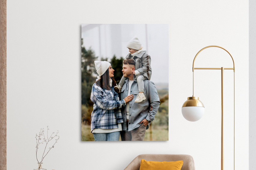 Wall mounted acrylic photo print