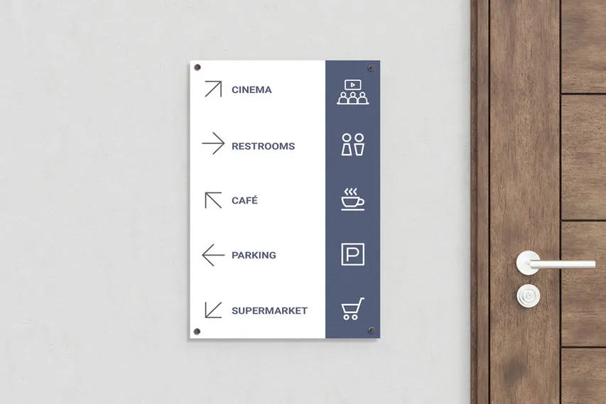Wayfinding Gatorboard Print