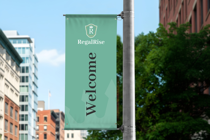 Welcome Pole Banners With Brand Element