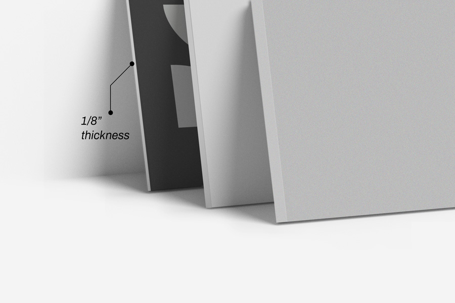 White One Eighth Inch Pvc