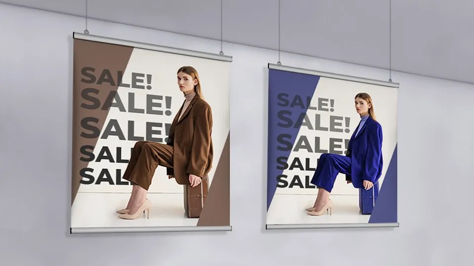 Snap hanging posters